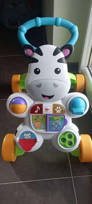 Chodzik pchacz Fischer Price Zebra