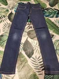 H&M jeansowe leginsy r.122cm (6-7lat)