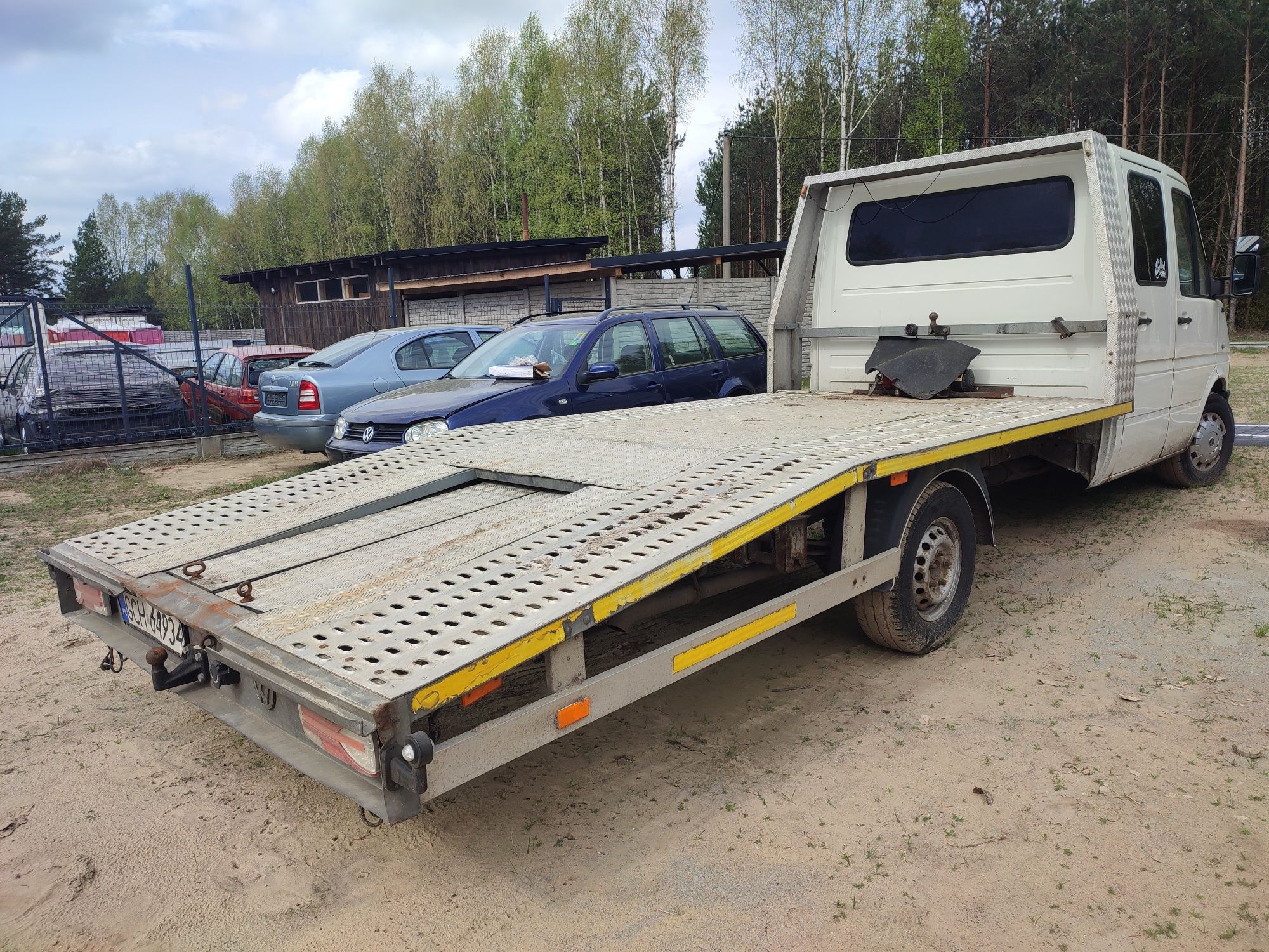 Autolaweta Volkswagen LT35 MAX 2.5 TDI 90KM - najazd 4.40 -  hak2500kg