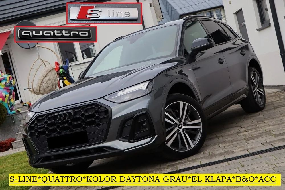 Audi Q5 *S-Line*Quattro*EL*Klapa*Virtual*Bang&Olufsen*Kolor*DAYTONA*GRAU*