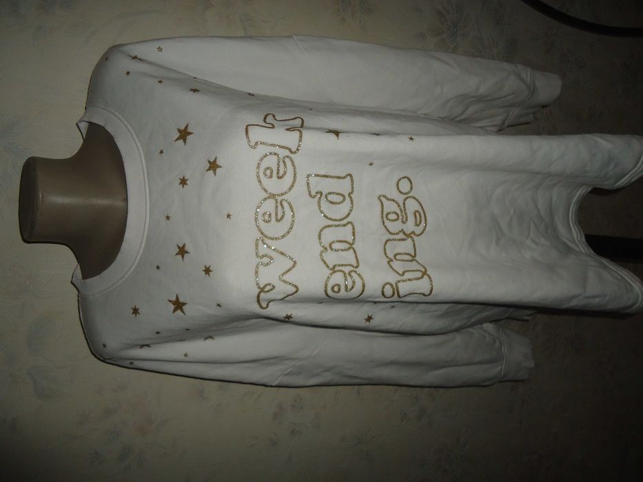 толстовка на грудь 164см