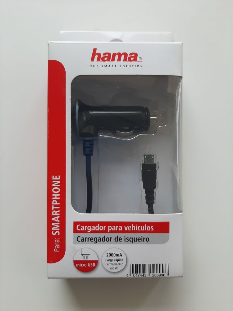 Ładowarka samochodowa do telefonu/smarfona micro USB