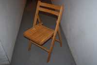 Krzesło drewniane składane - Bielskie Fabryki Mebli - PRL