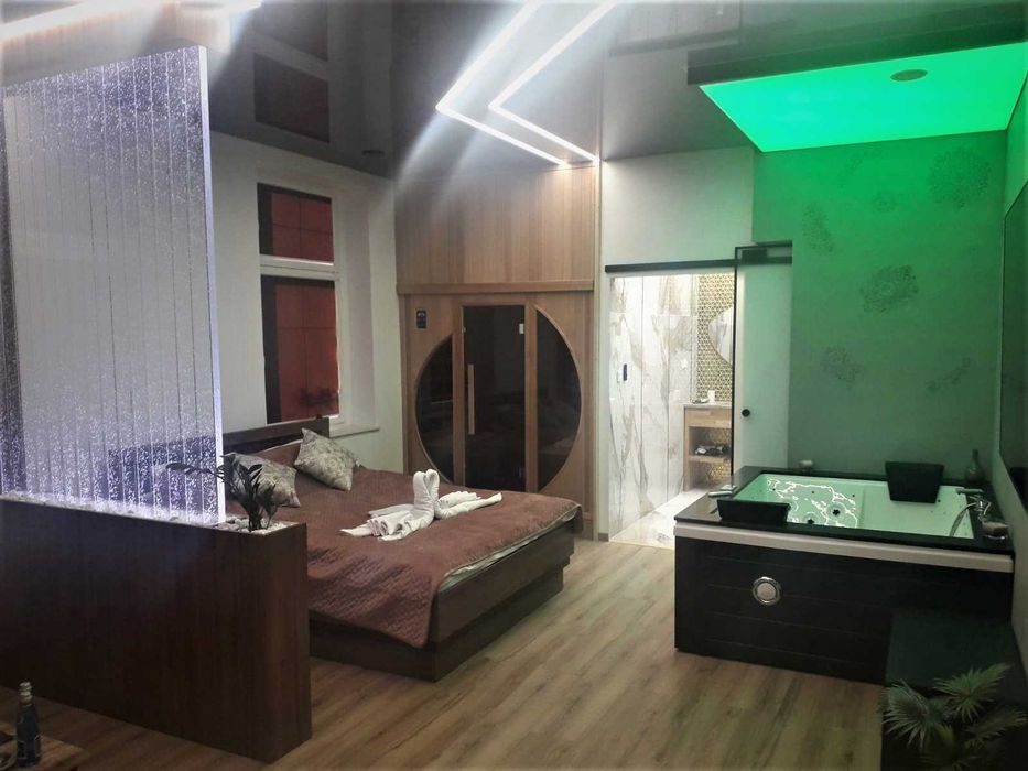 Apartament z jacuzzi i sauną