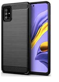 Etui CARBON bush TPU do GALAXY A51 5G