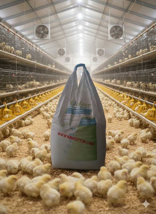 Preparat Do osuszania i dezynfekcji kurnika, obory czy chlewni 500kg