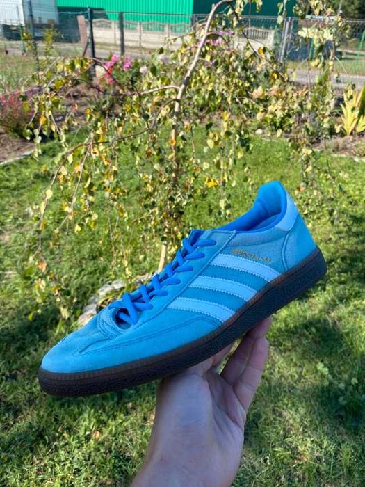 Buty męskie sneakersy Adidas Spezial Handball blue niebieski 44 2/3