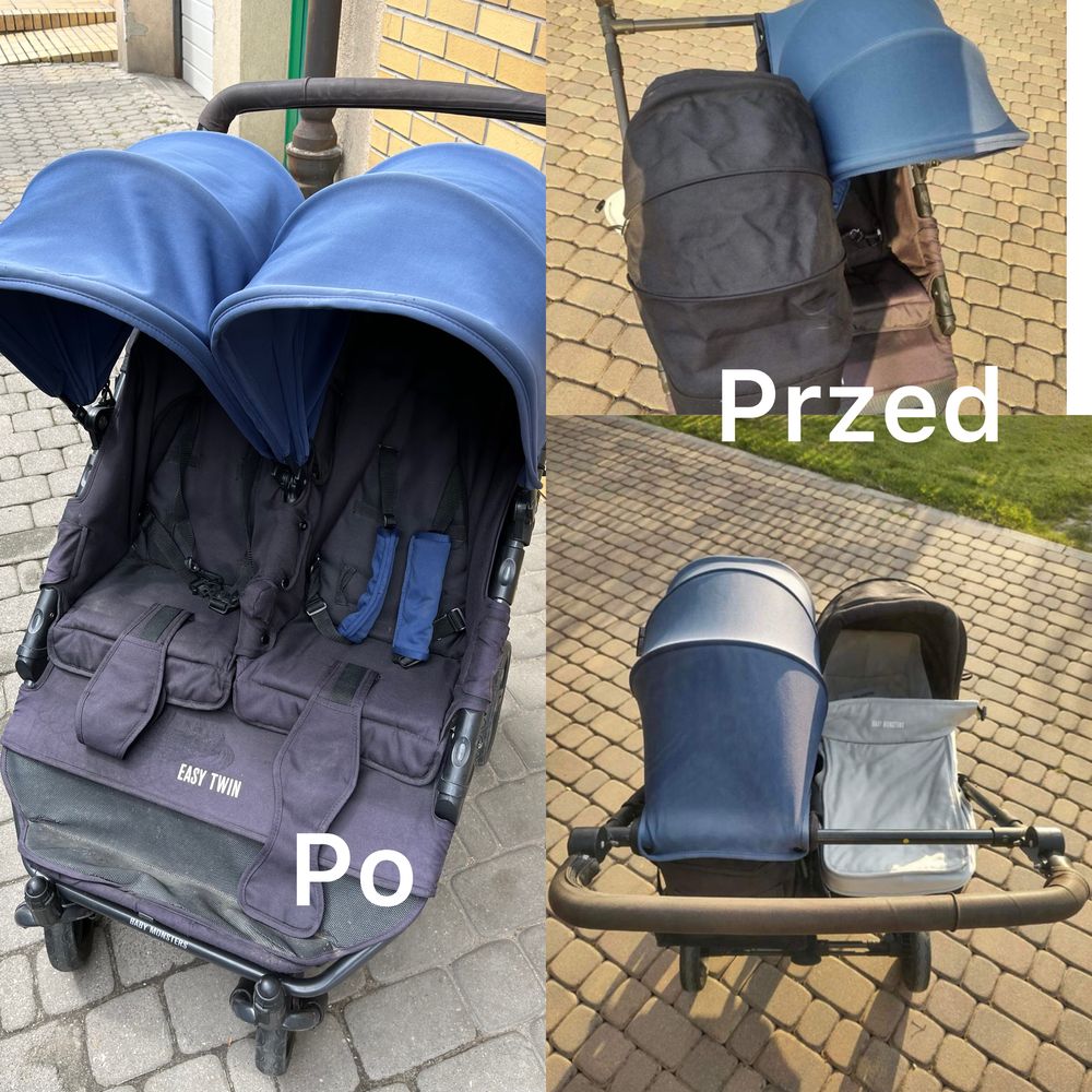 Pranie wózków dziecięcych, fotelików dziecięcych, przyczepek