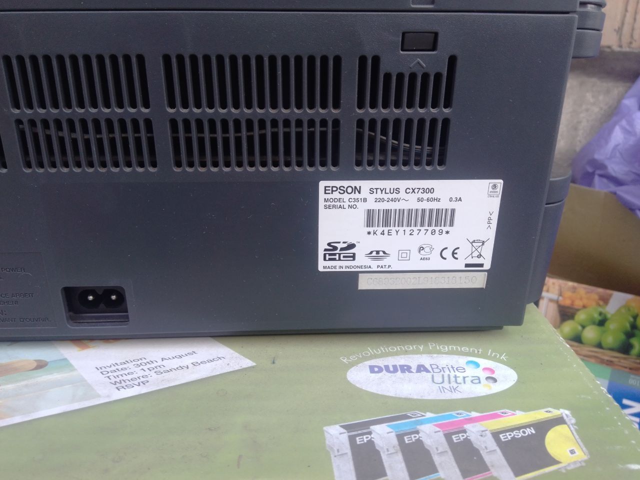 МФУ EPSON STYLUS CX7300 (принтер, сканер, ксерокс, 3в1)