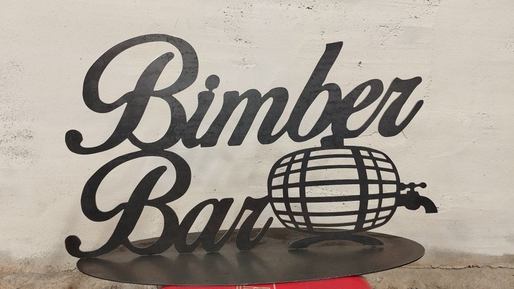 Bimber Bar na stół wiejski wesele