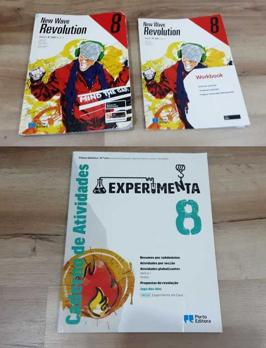 Manuais Escolares e Cadernos de Atividades - 8º Ano