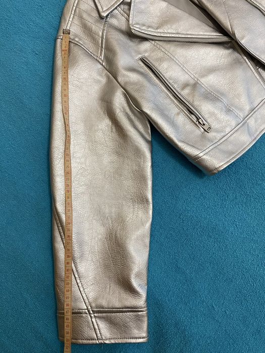 Кожаная куртка ZARA+ подарок11-12 лет