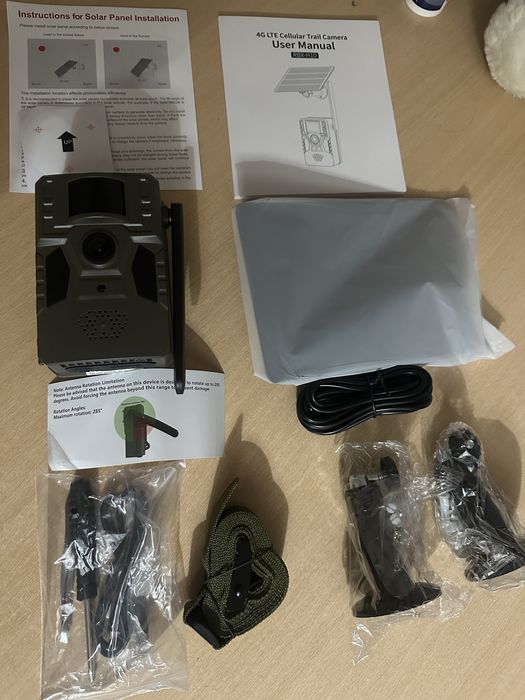 Câmera de caça e vigilância com conexão 4G