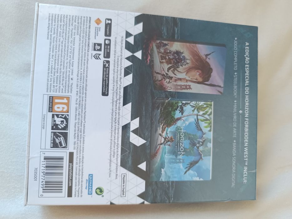 Horizon Forbidden West edição especial nunca aberta