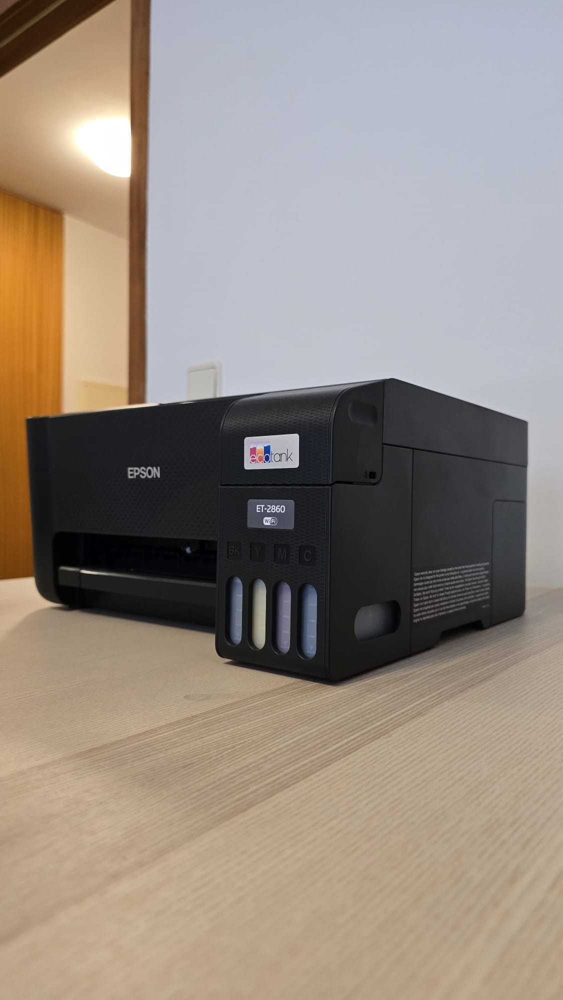 EPSON Impressora mult. A4 EcoTank ET-2860 com tanque de tinta e Wi-Fi.