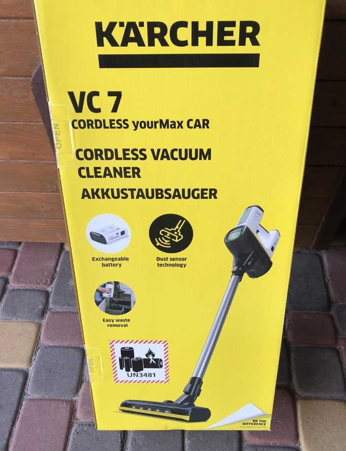 Акумуляторний пилосос VC 6 OURFAMILY/VC 7 cordless yourmax car. Новий