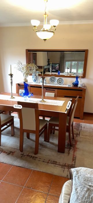 Conjunto de Sala de Jantar – Madeira Maciça