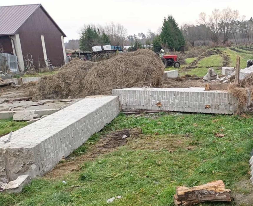 Gruz budowlany cegły