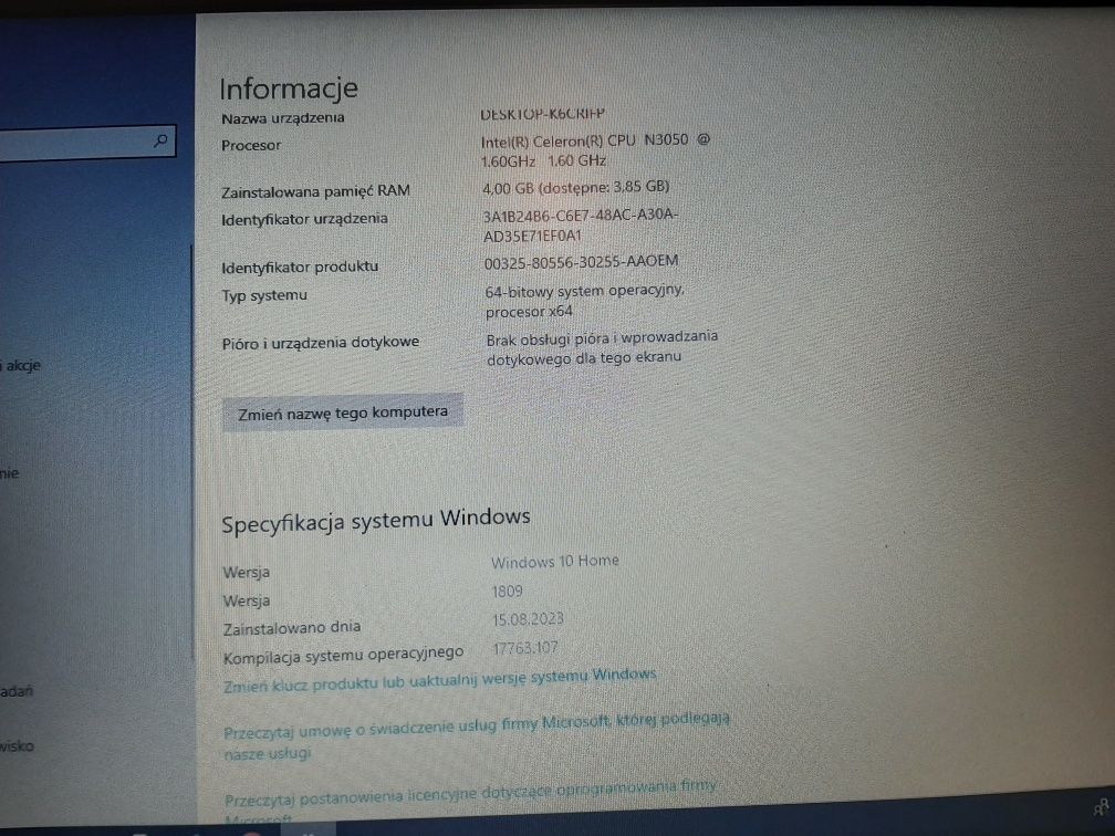 Laptop HP HQ-TRE71025
