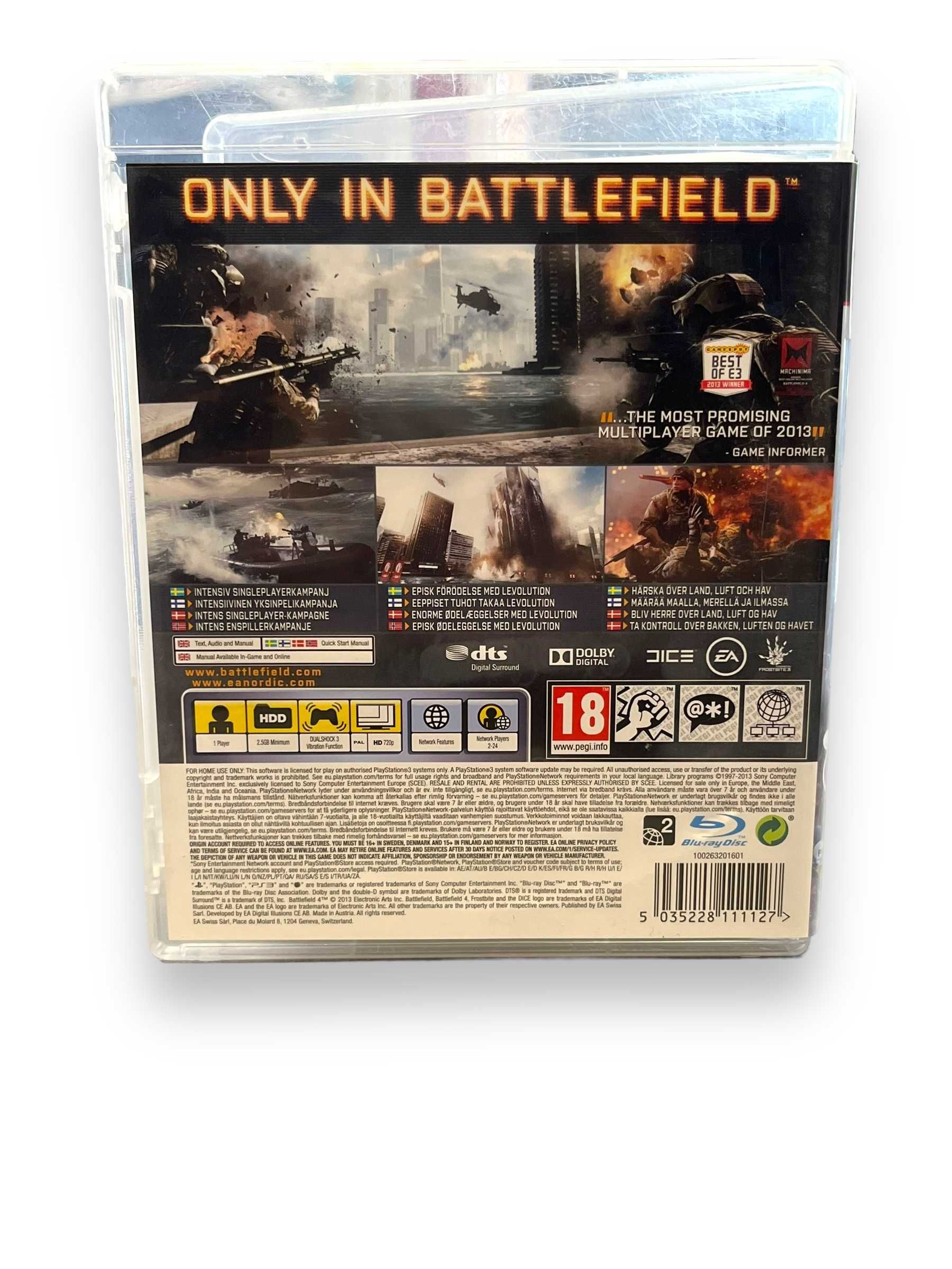 Gra Battlefield 4 na konsolę PS3