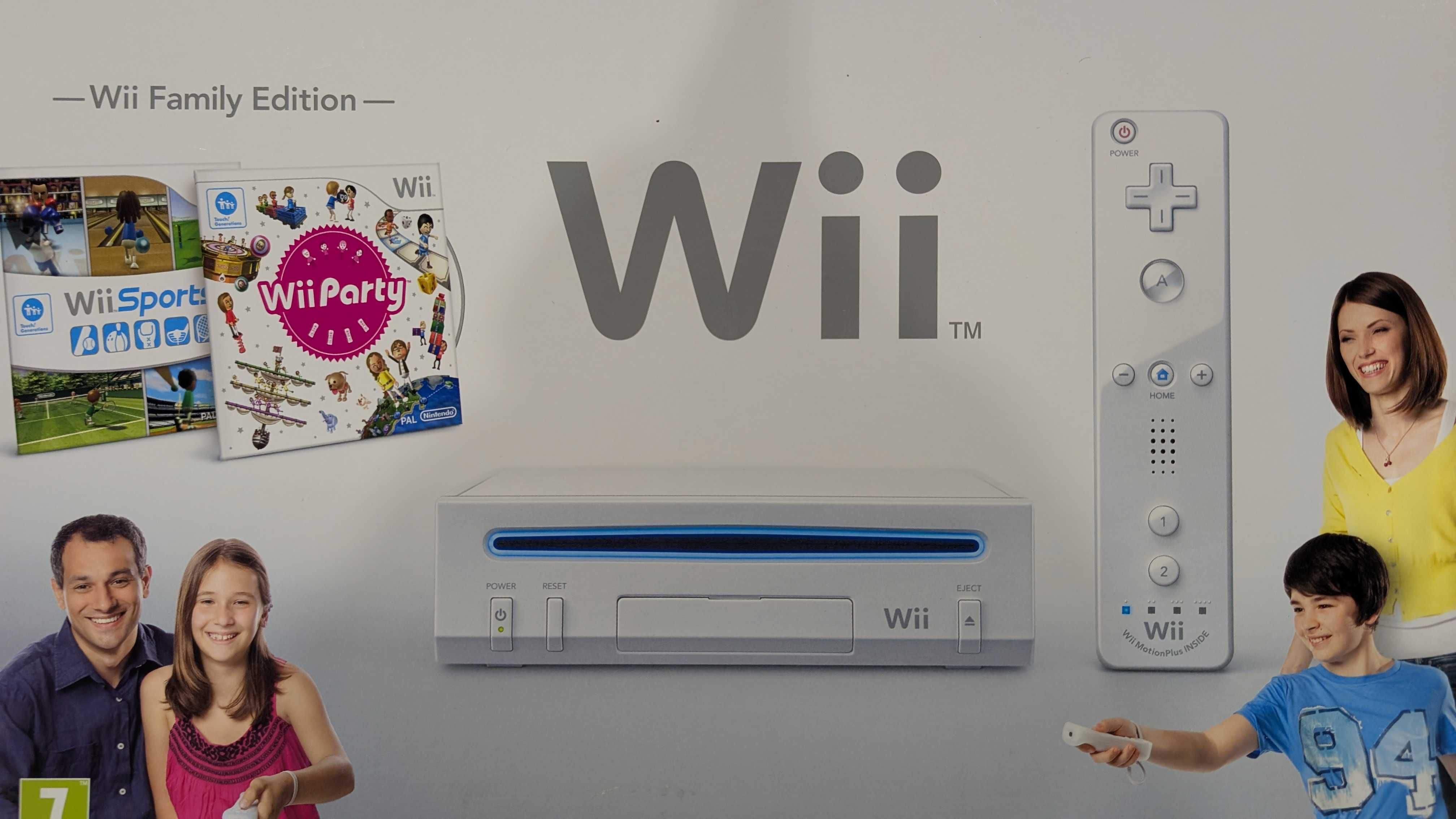 Nintendo Wii com caixa original + 5 jogos