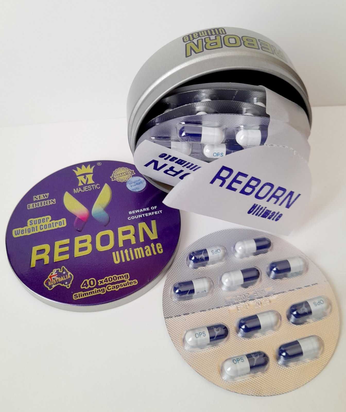 Реборн эффективные капсулы для похудения Reborn (40 капсул). Оригинал!