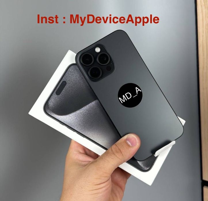 iPhone 15 Pro Black Titanium 256gb neverlock