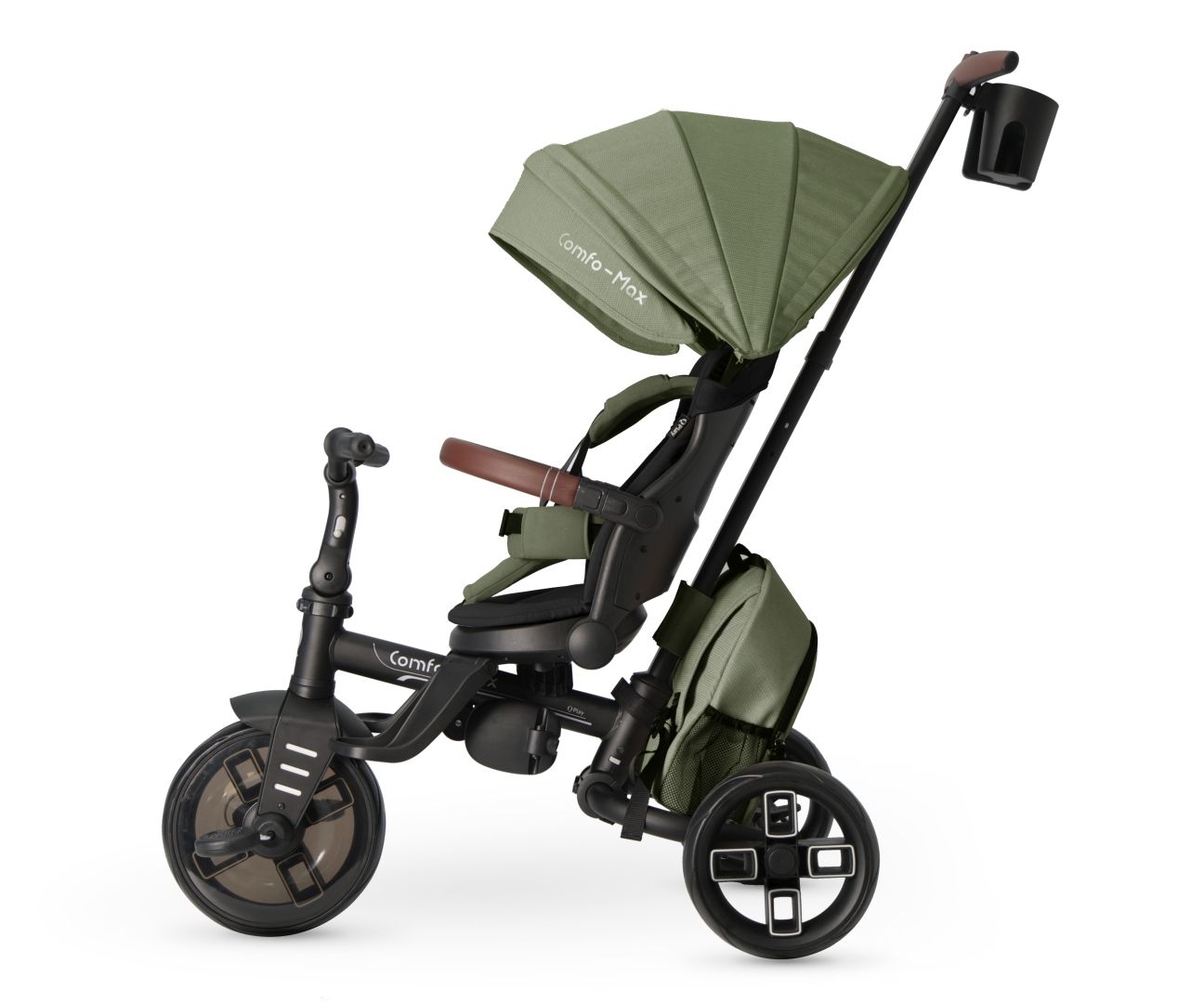 Rowerek Trójkołowy Comfo Max Olive Green Qplay