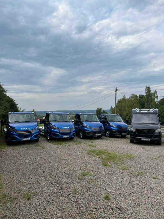 Wynajem Lawety Auto Laweta Pomoc Drogowa Holowanie Iveco Sprinter Rent