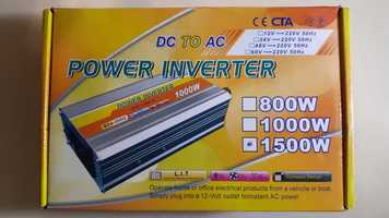 Инвертор, преобразователь 12В-220В SDA-1500A