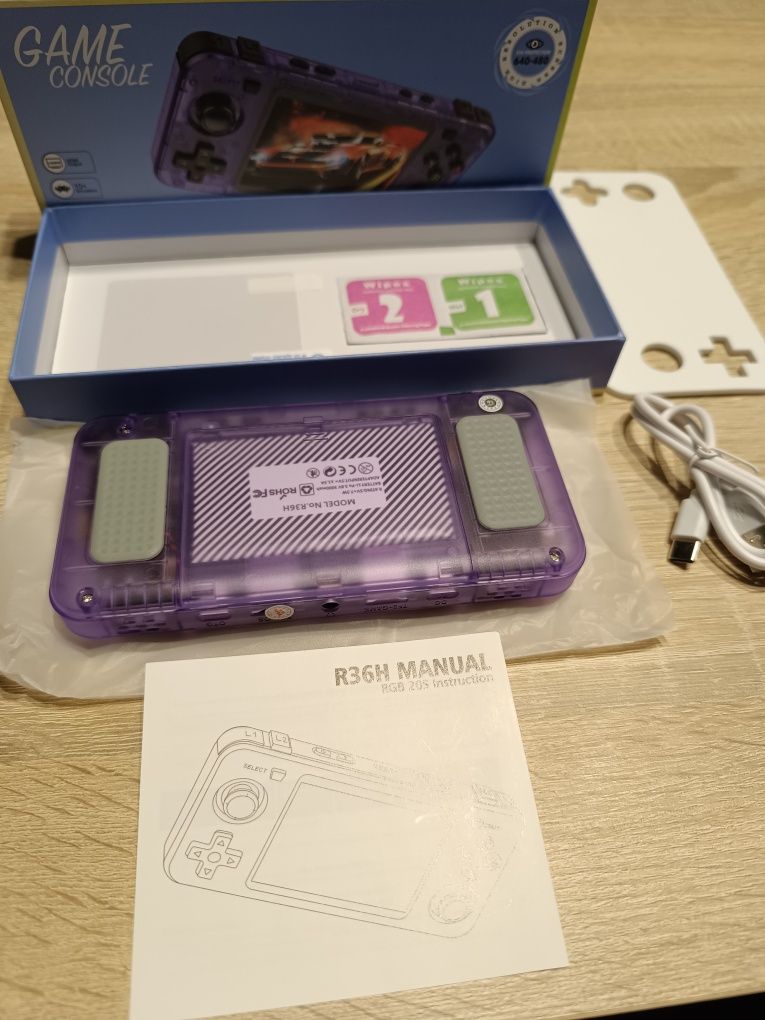 Konsola przenośna R36H 15000 gier GameBoy Pegasus PS1 emulator NOWA