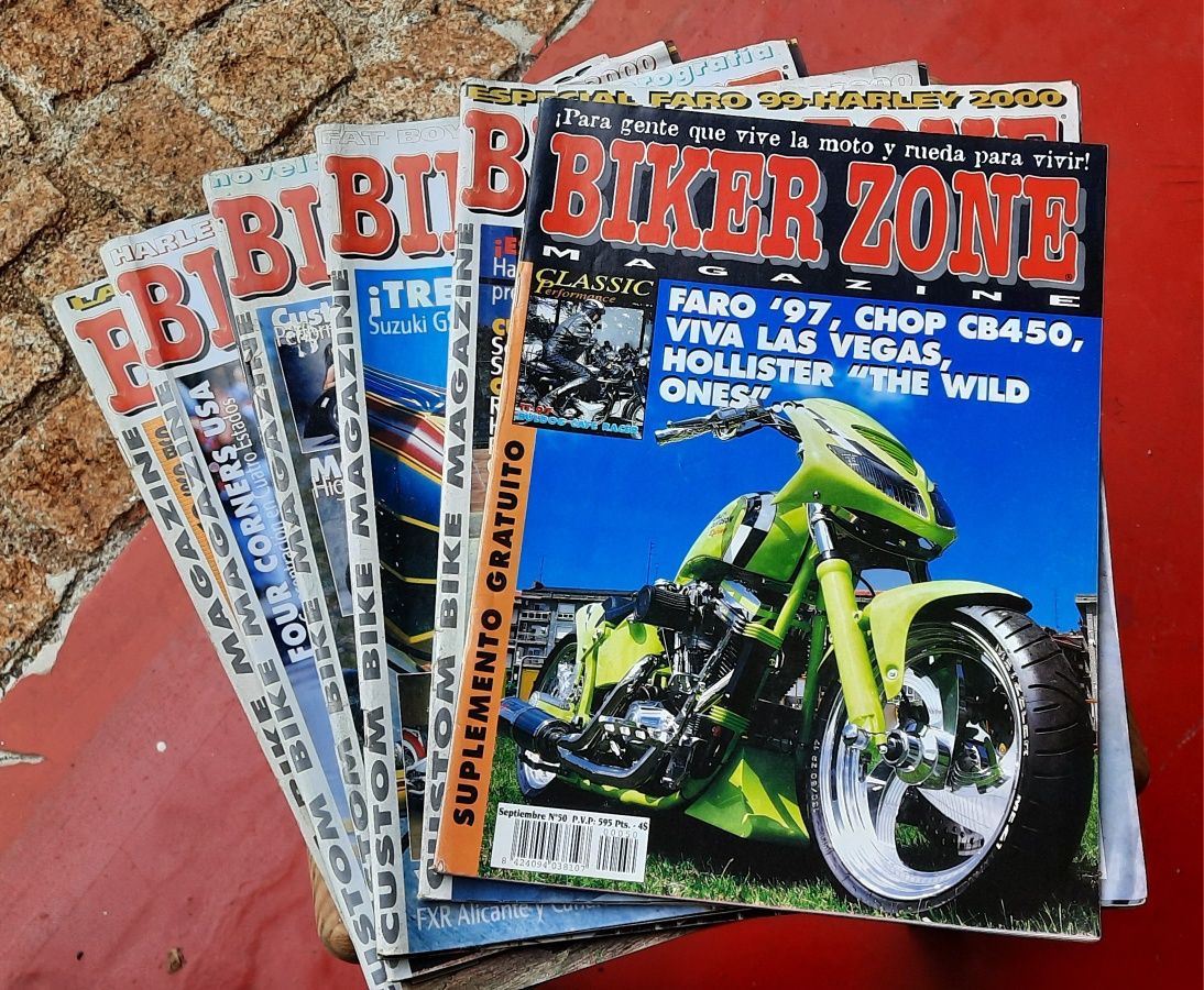 Lote de revistas Biker Zone custom chopper