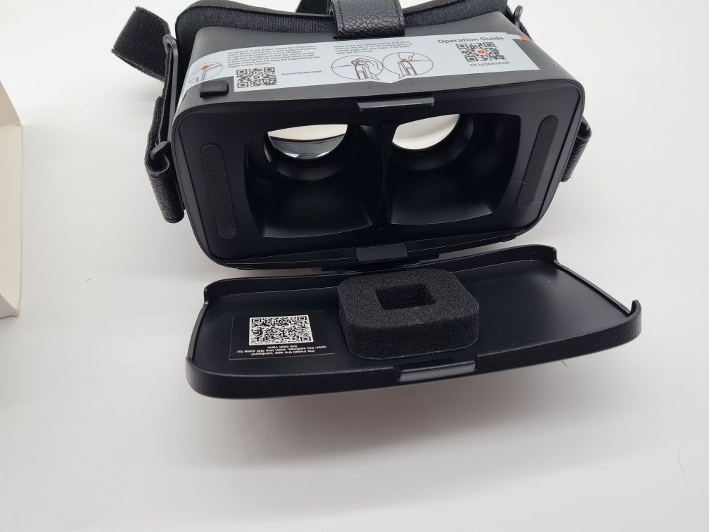 DESTEK Okulary V5 gogle VR do iPhone Samsung czarne