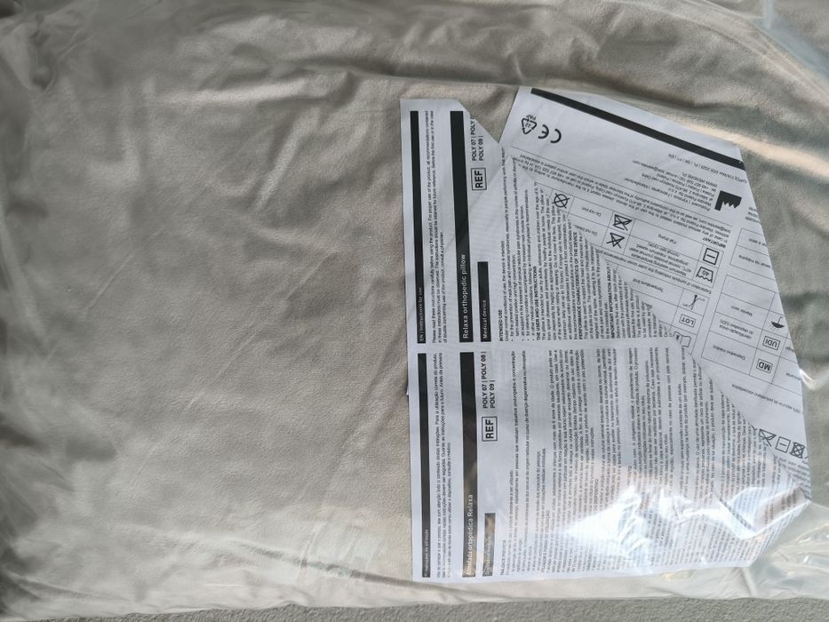 Poduszka ortopedyczna Smukee Relaxa 60x40x16 beżowa 2 szt