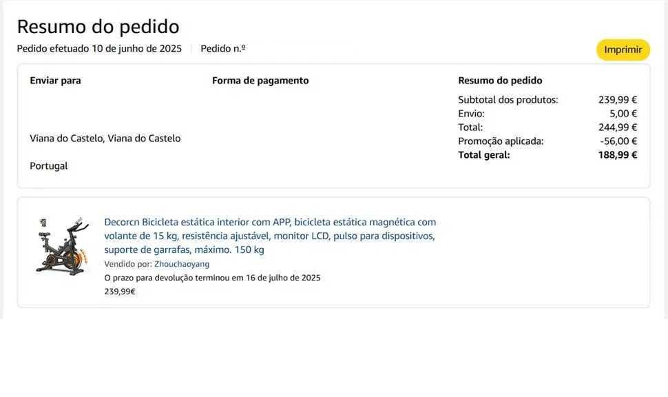 Bicicleta estática indoor Decorcn