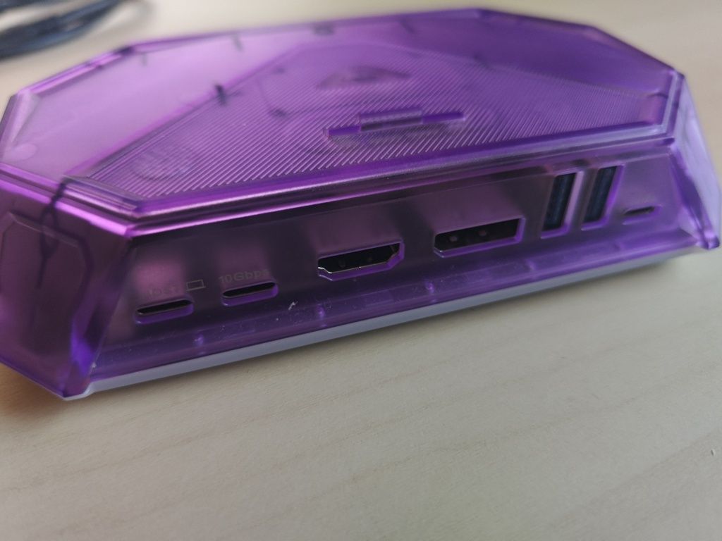 Hub stacja dokująca RGB Jsaux HB1201S 4k 120Hz + zasilacz