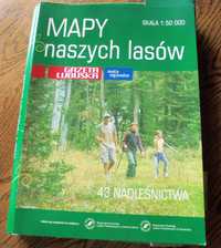 Mapy lasów województwa lubuskiego-43 nadleśnictwa