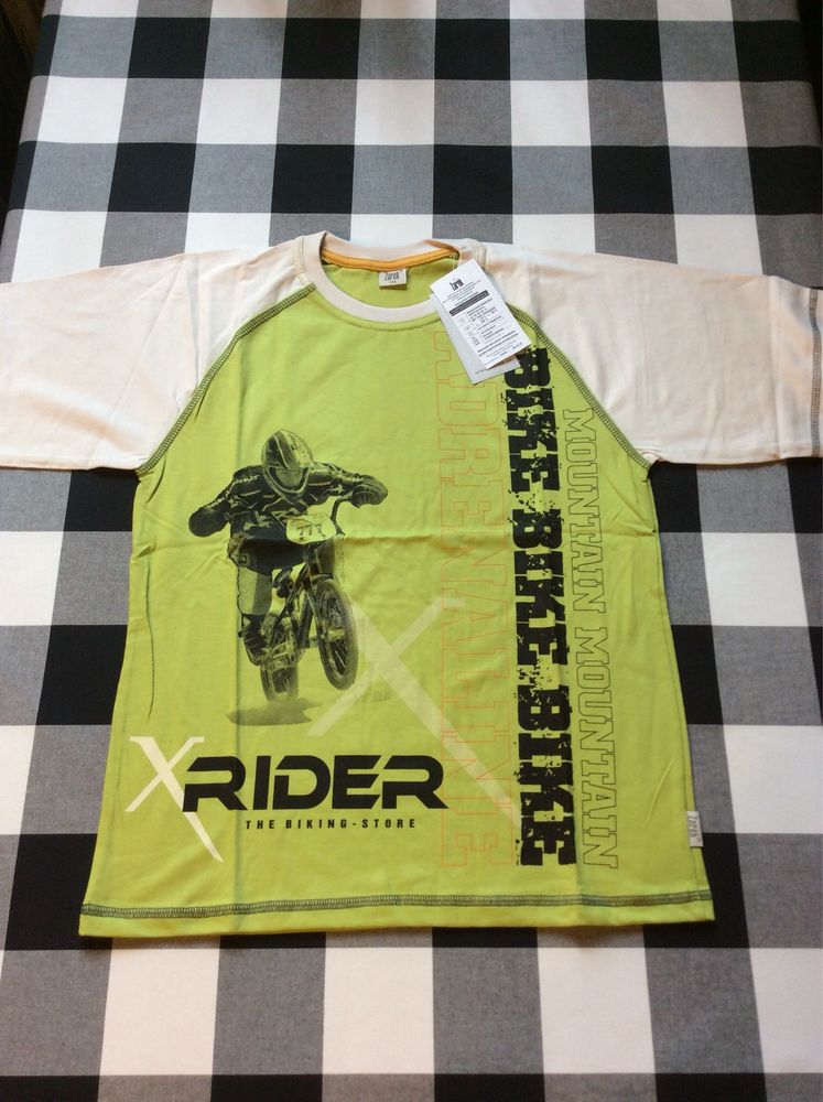 Koszulka t-shirt 146 cm krótki rękae nowa Żarek bawełna