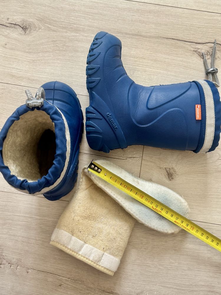 Детские резиновые сапоги Demar Mammut 28/29 синие
