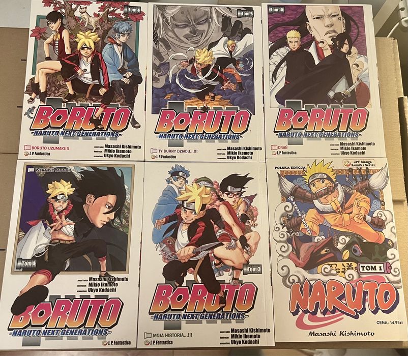 Masashi Kishimoto Boruto Naruto tomy