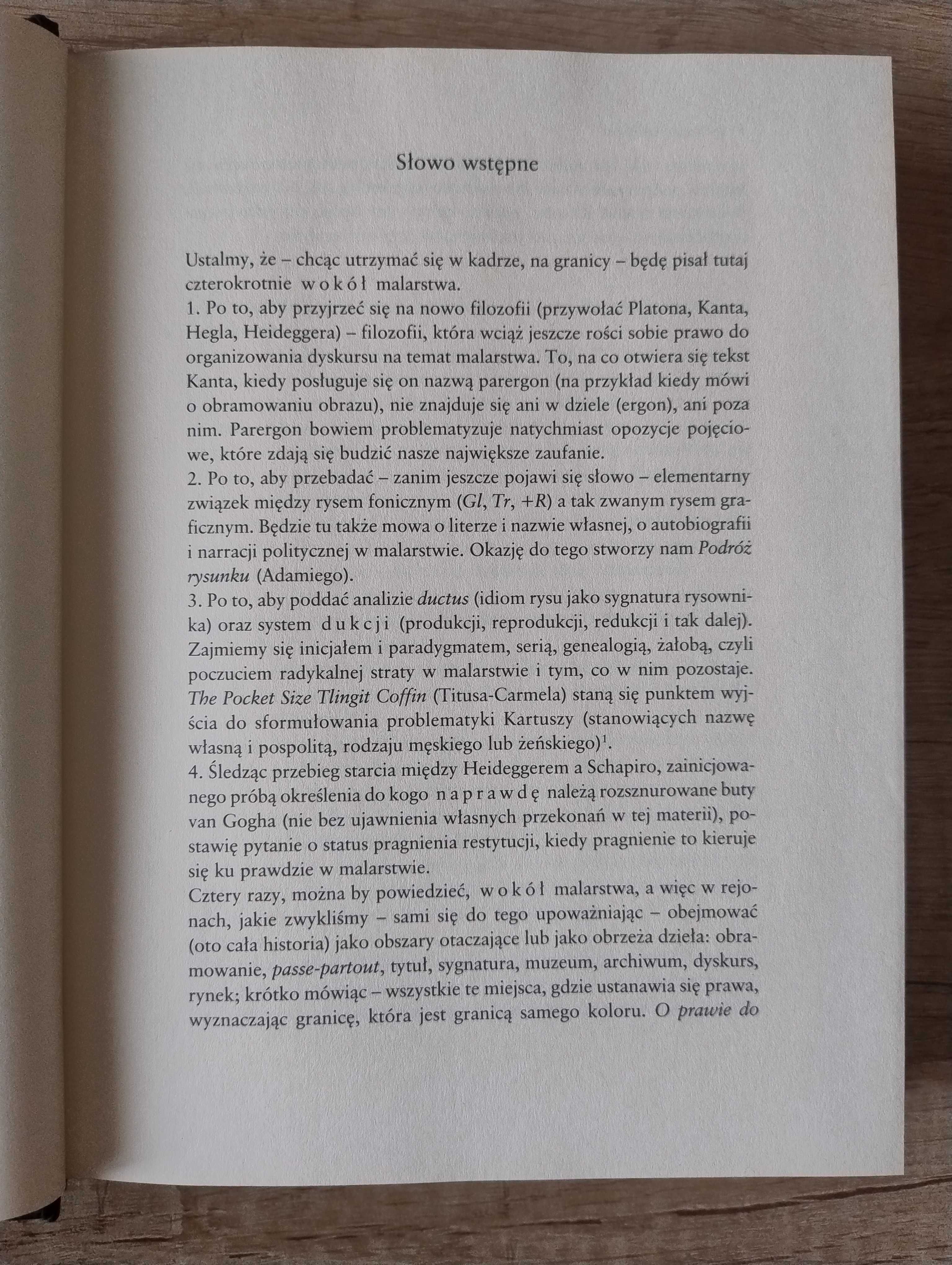Prawda w malarstwie – Jacques Derrida