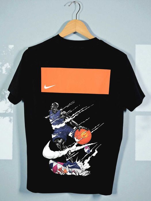 Koszulka Off-White x Nike czarna z nadrukiem tshirt