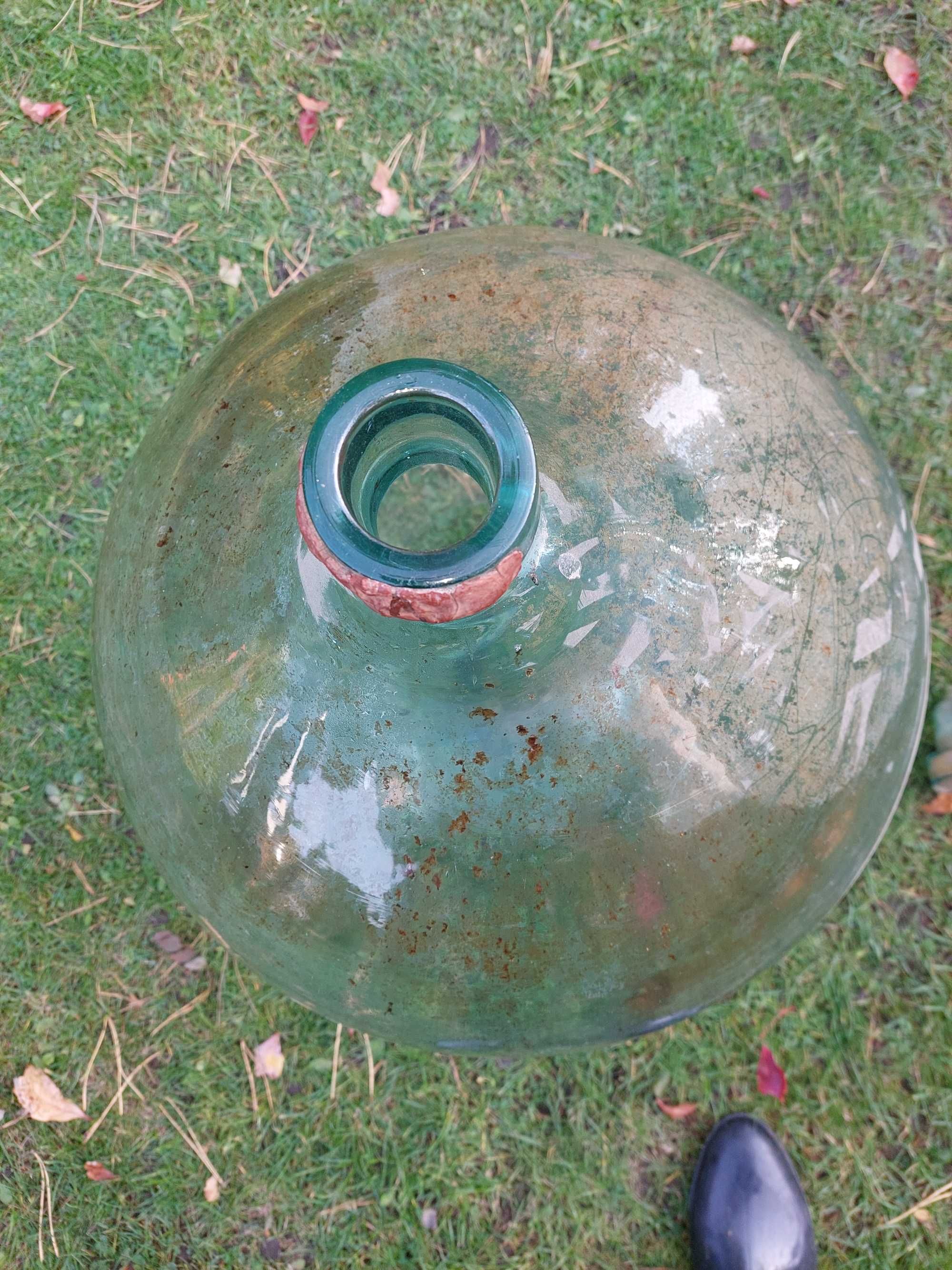 Stary duży gąsior na wino słój ok. 40-45 litrów vintage
