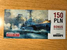 Kod do gry World of Warships wartość 150 zł