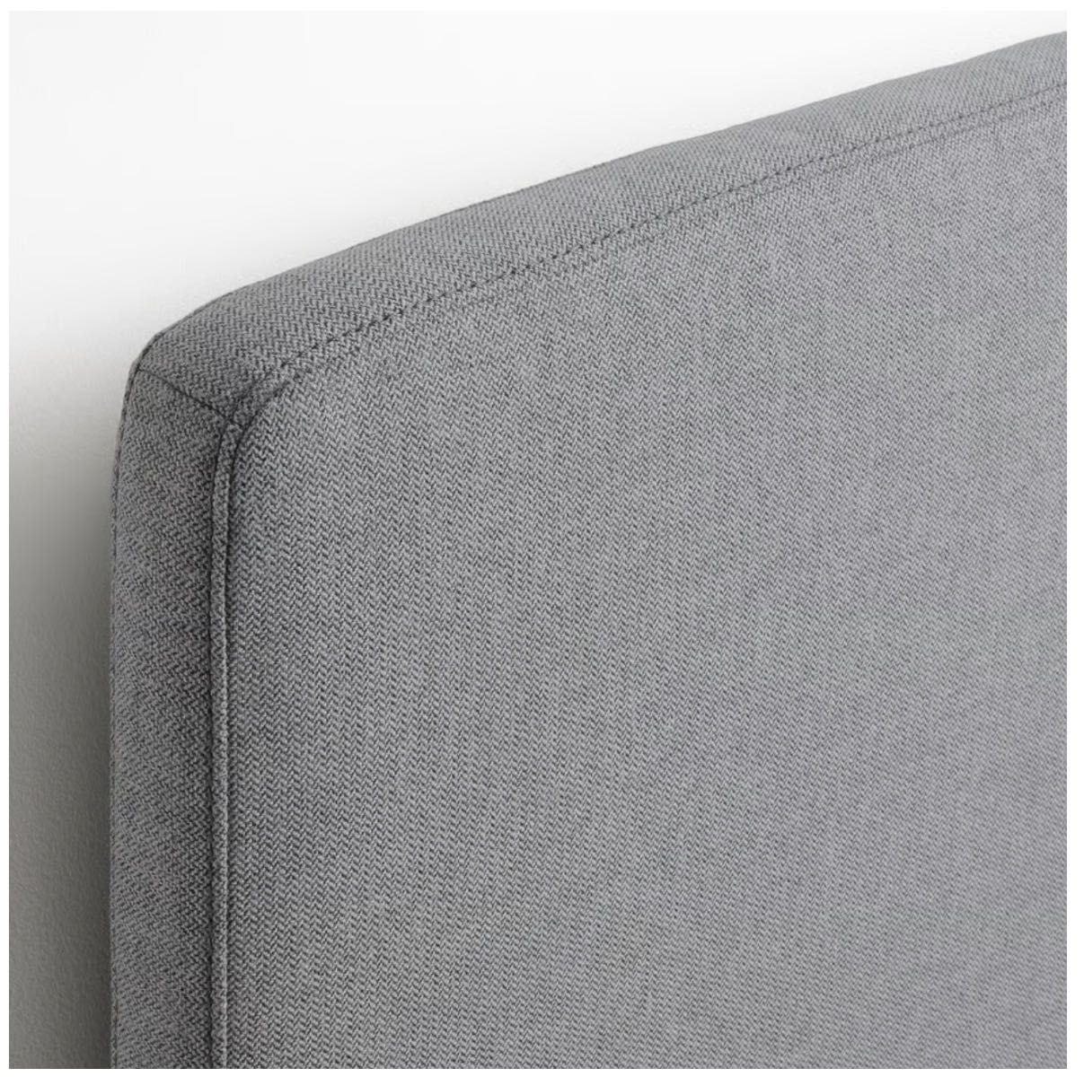Cabeceira de Cama Ikea  casal Cinza