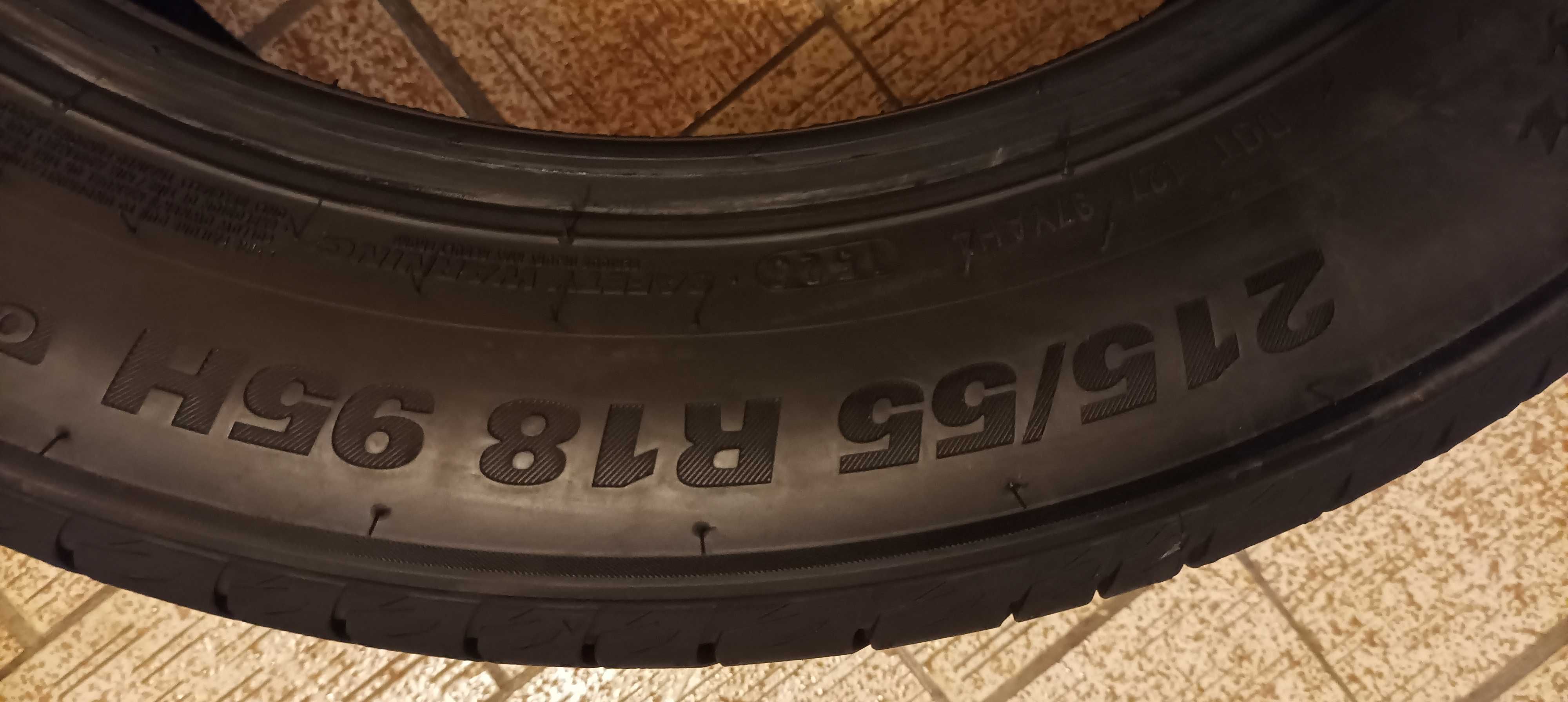 Opony letnie, nowe KUMHO 215/55X R18 95H 4szt.