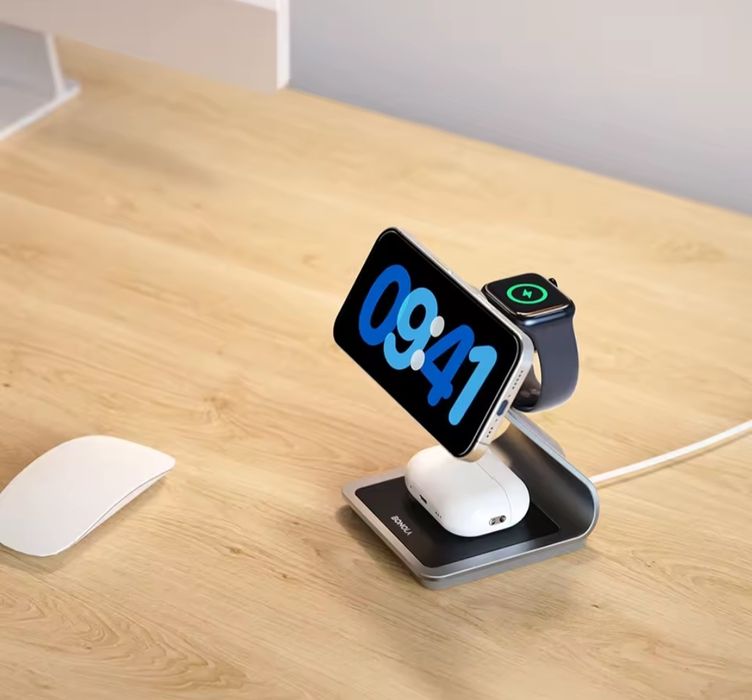 Безпроводная зарядка 3 в 1