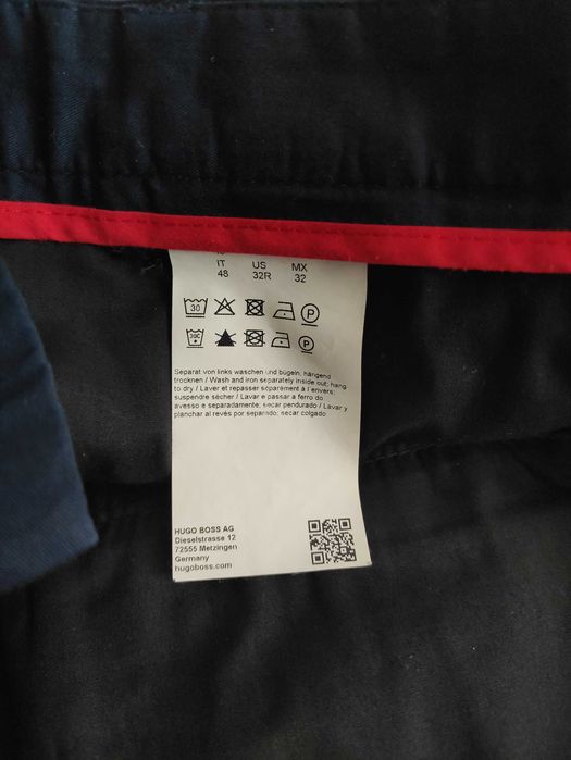 Штаны HUGO Boss slim чиносы