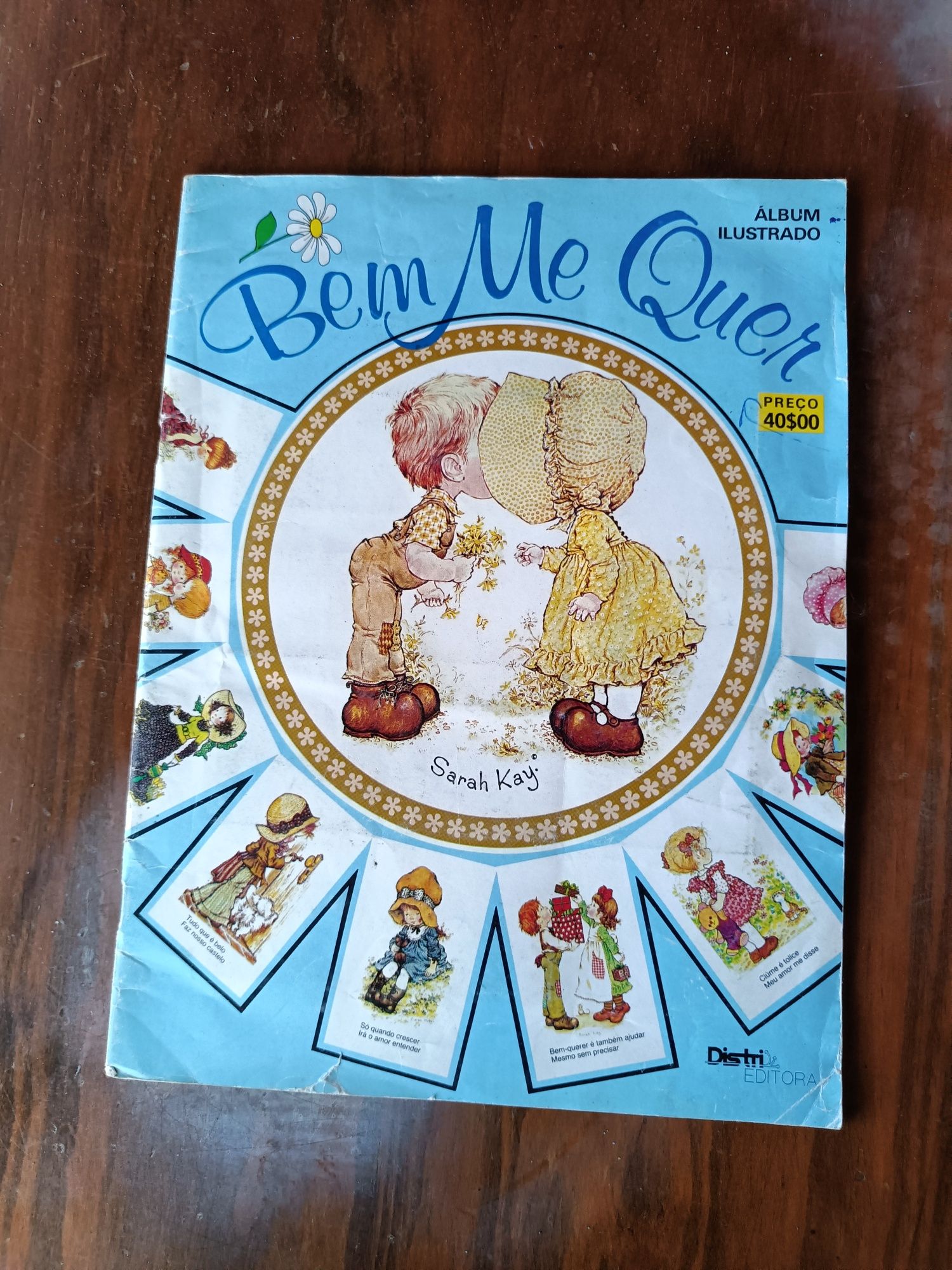 Caderneta cromos Bem me quer - Sarah Kay