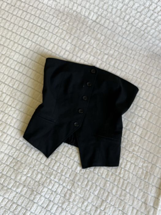 Топ-корсет "БЕРВУД" ROMASHKA чорний